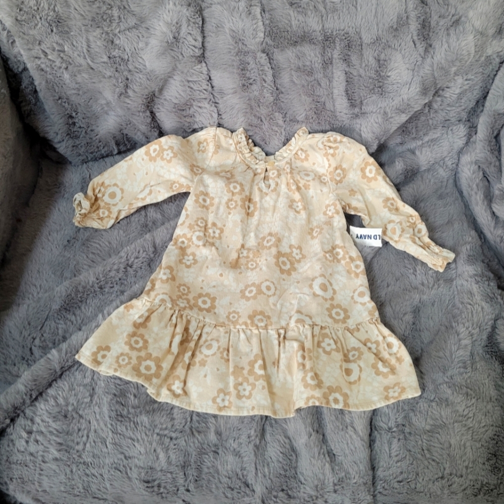 Old Navy girl's corduroy dress in 6 to 12 months